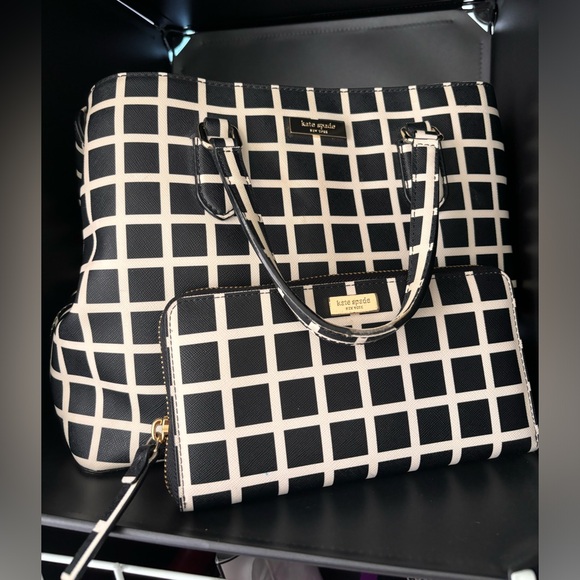 Kate Spade Laurel Way Evangeline bag and wallet set - Picture 1 of 3